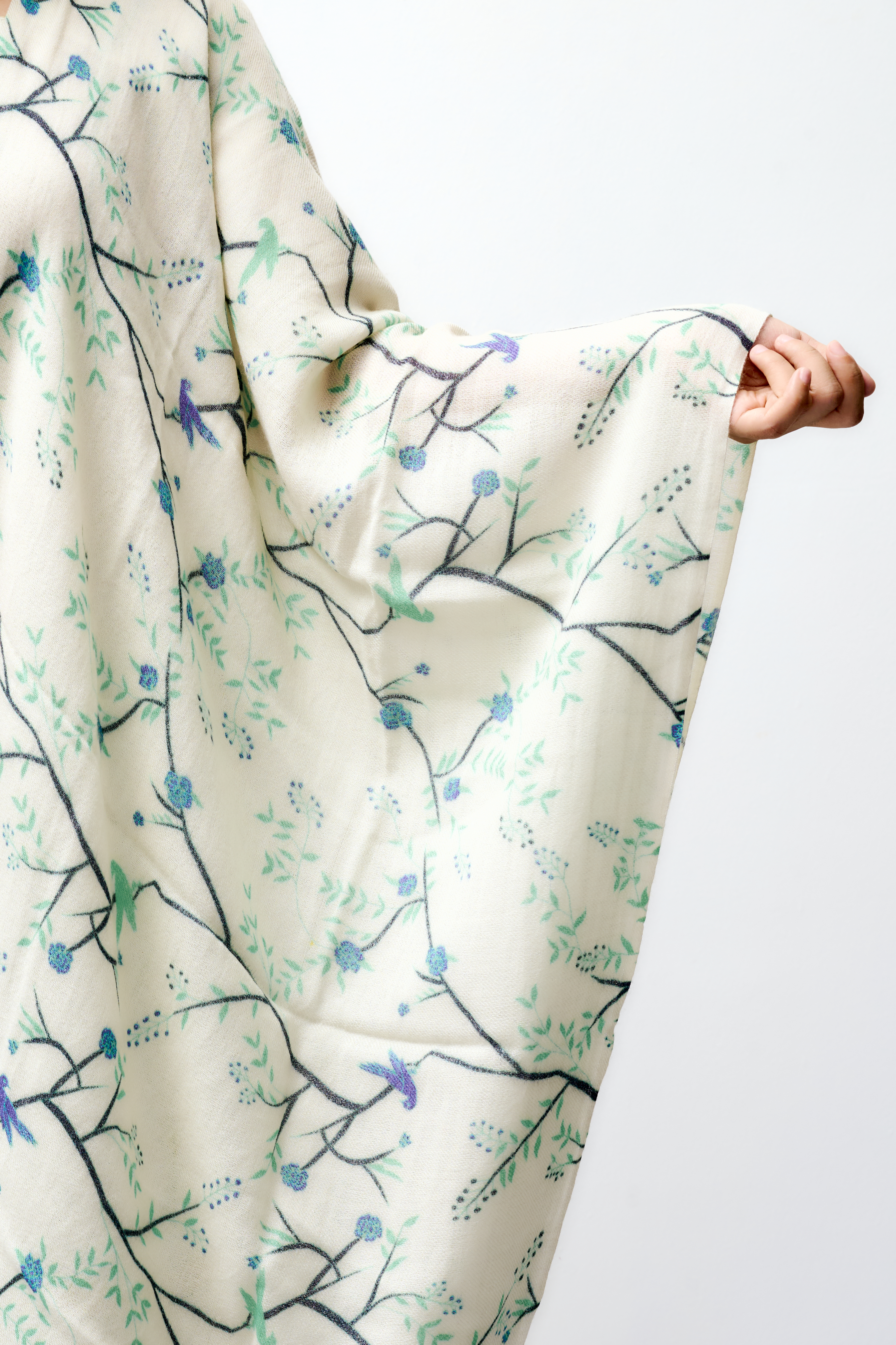 Thumbnail for Pure Cashmere shawl- Autumn Embrace