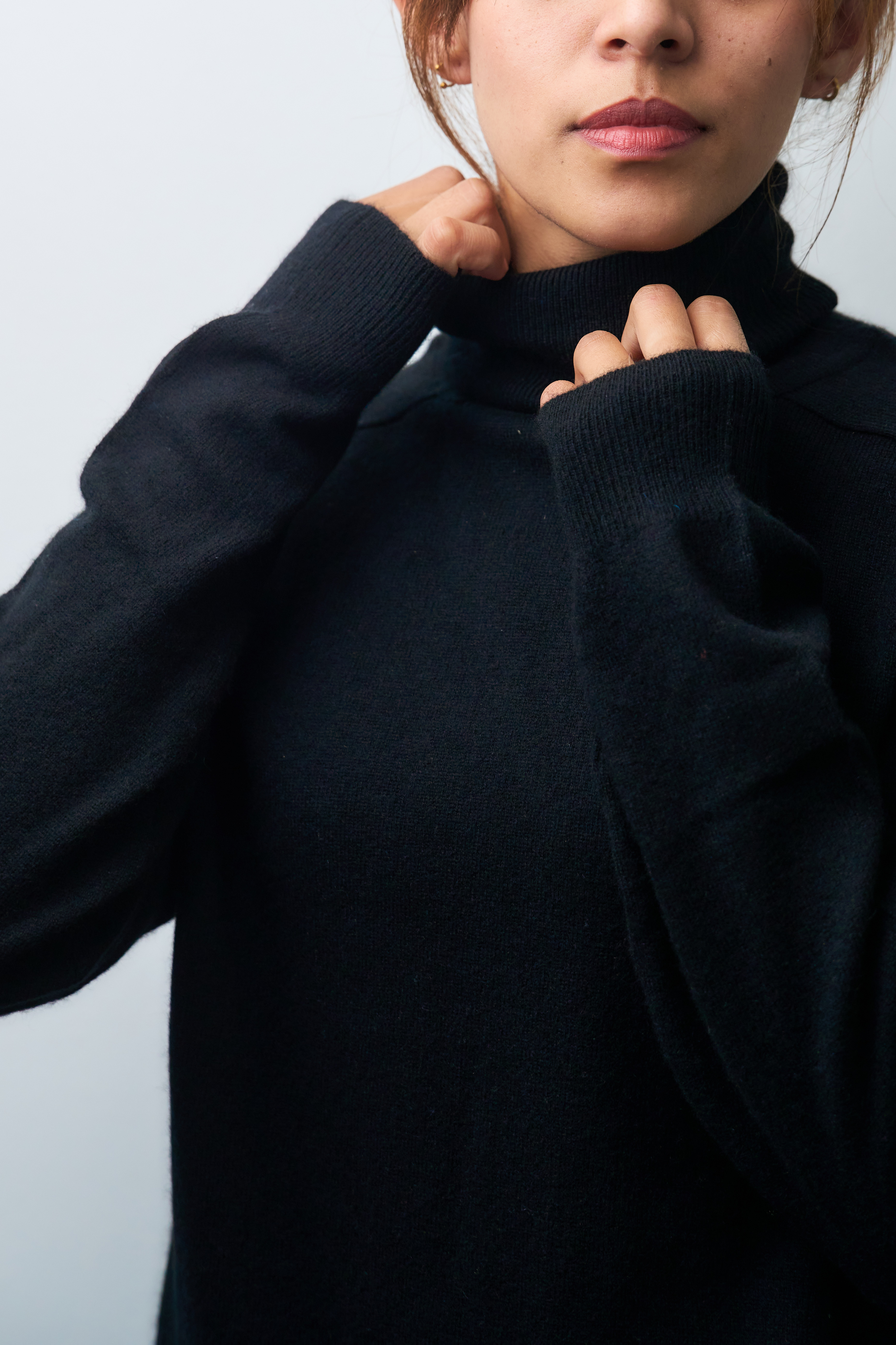 Cashmere highneck pullover